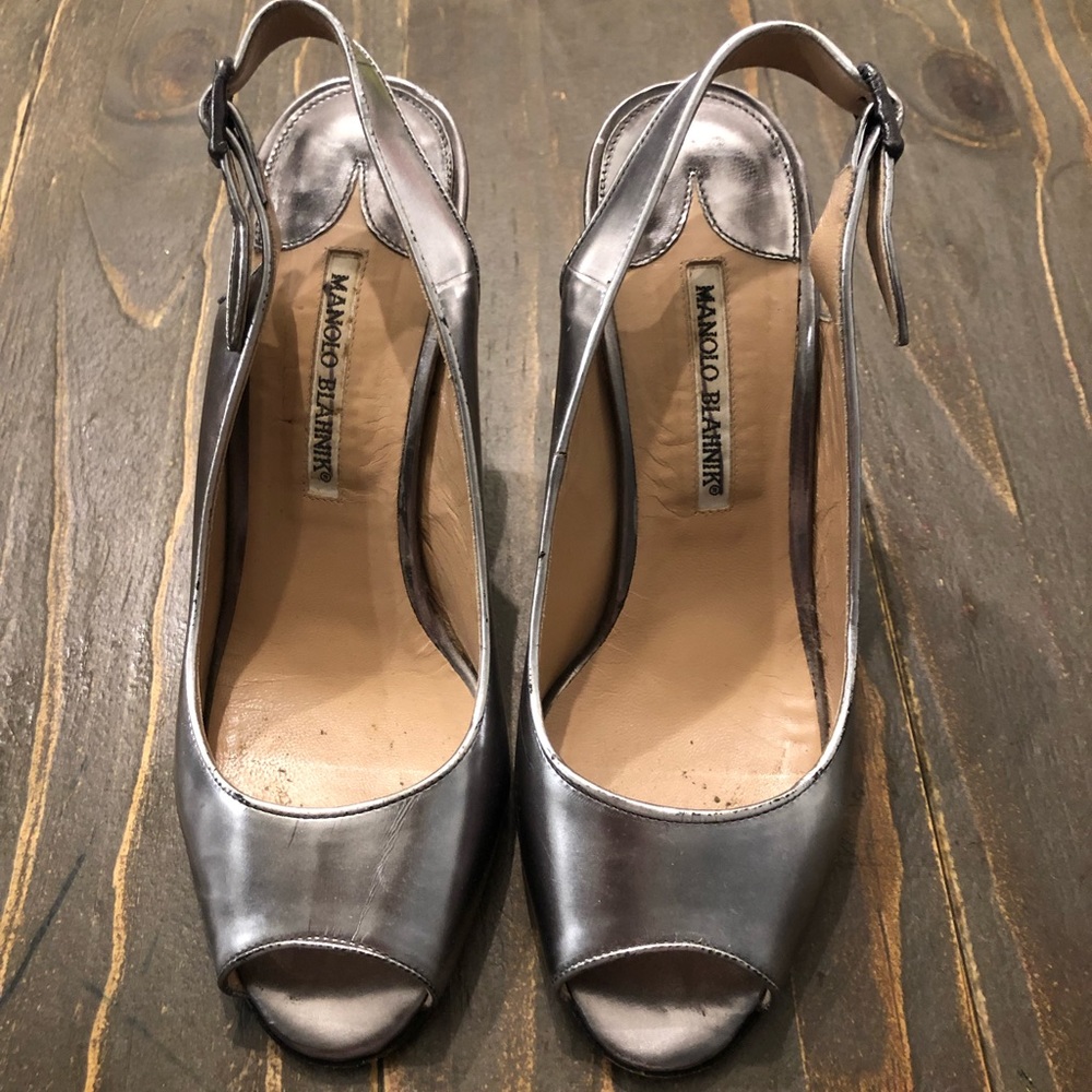 Bought at a sample sale - Manolo Blahnik size 38.